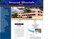 Desktop Screenshot of imaratshariah.org